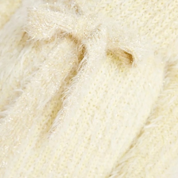 Anthropologie Larkin Shimmer Cardigan Chunky Knit Fuzzy Sweater , XS - Picture 5 of 13